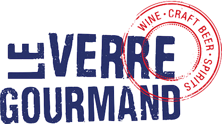 The logo for Le Verre Gourmand - Wine delivery in the French Alps