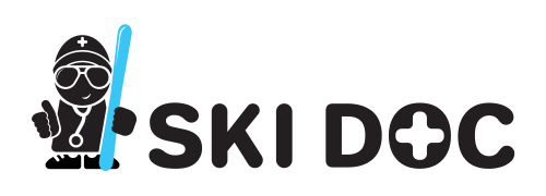 The logo for Ski Doc equipment rental