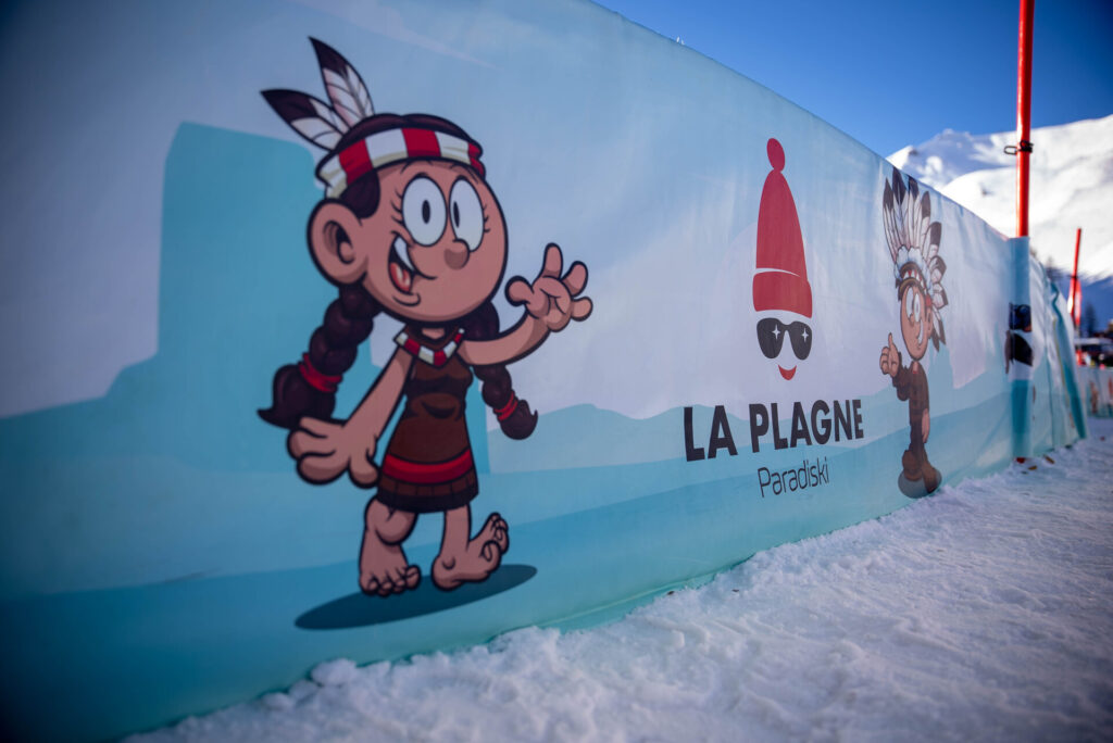 Indians beginner ski area in Plagne Centre – © La Plagne / JYM