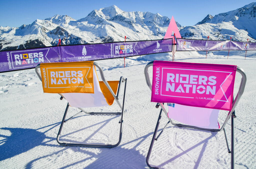 Riders Nation freestyle area in the La Plagne ski area – © Infosnews / La Plagne