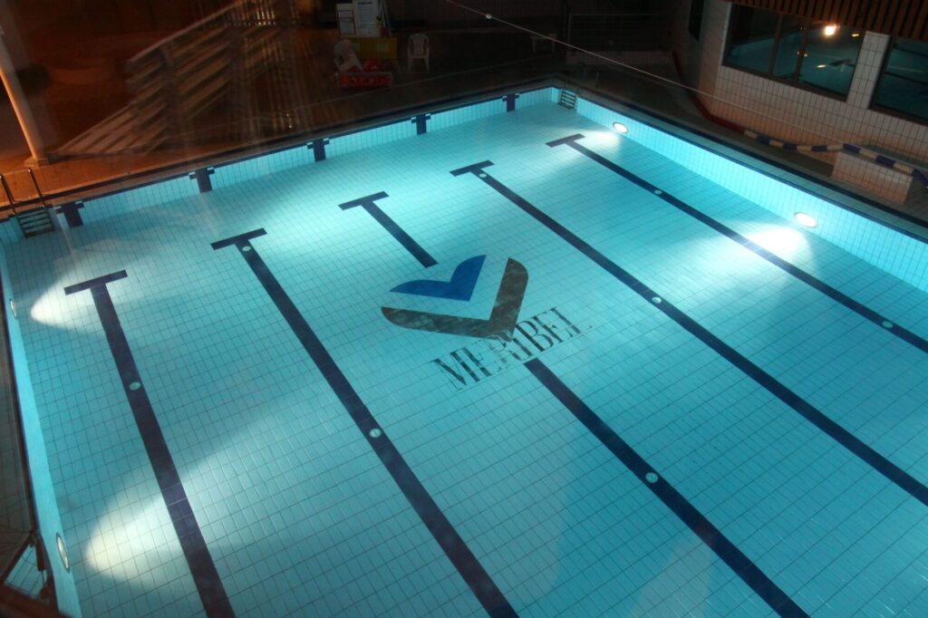 Indoor swimming pool at Méribel Olympic Park