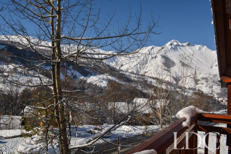 View from Chalet Camarine St Martin de Belleville