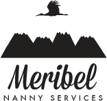 The logo for Meribel Nanny Services - Childcare in the French Alps