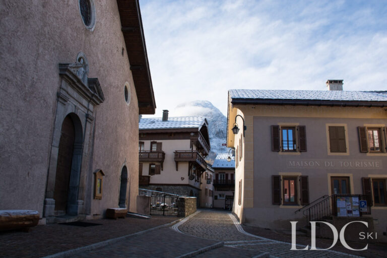 View towards the village centre from the Alice Velut building in St Martin de Belleville