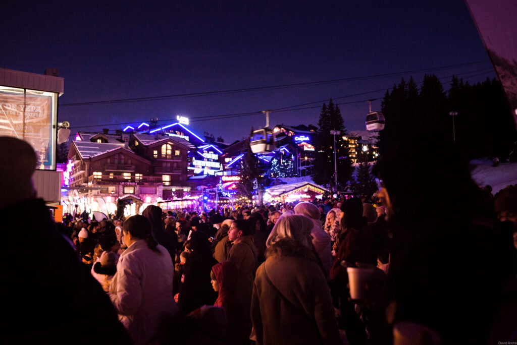 Christmas celebrations bringing a festive atmosphere to Courchevel 1850. © David André