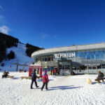 The Alpinium beside the snowy slopes in Courchevel Le Praz. © MairieCourchevel